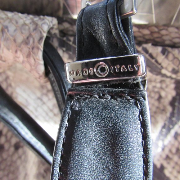 RENATO ANGI Python Print  Bag  - Made in Italy - Picture 11 of 13